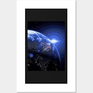 Space light Posters and Art